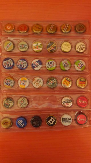 Colección de Chapas Tapón Corona Cerveza Española