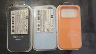Pack 3 fundas silicona para iPhone 17 pro o 18 pro