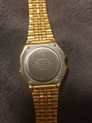 Reloj Casio Dorado
