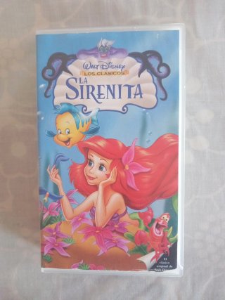 Película VHS La Sirenita (Español)