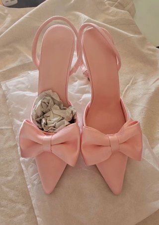 Zapatos de Tacón Fiesta Rosa Bebé Talla 39