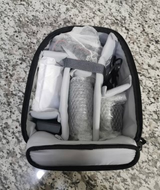 Cámara con mochila