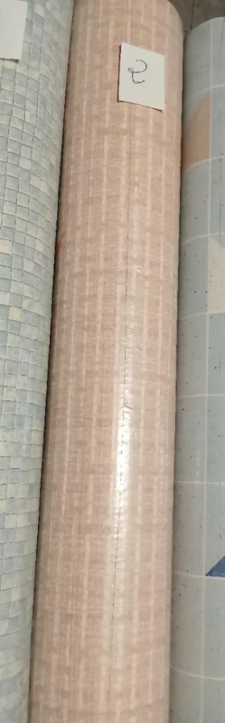 1 Rollo de papel pintado vinilico ciadros rosas