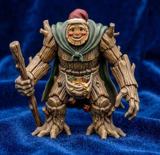 Golem Caga Tio. Miniatura para navidad rol rpg d&d