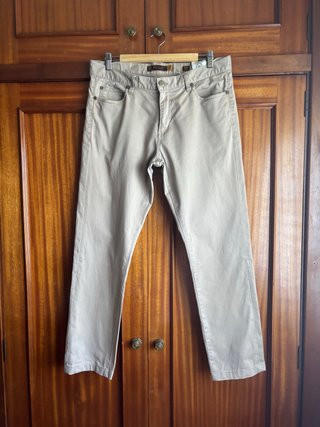 Pantalón Vaquero beis tipo vaquero talla33