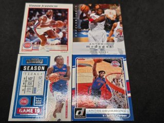 Lote 40 Cardss Detroit Pistons