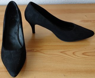 Zapatos de Tacón Negros Talla 41