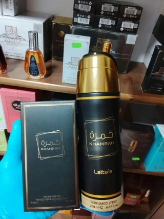 Set Perfume y Desodorante Lattafa Khamrah