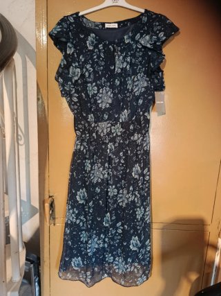 Vestido Floral Azul cora.com