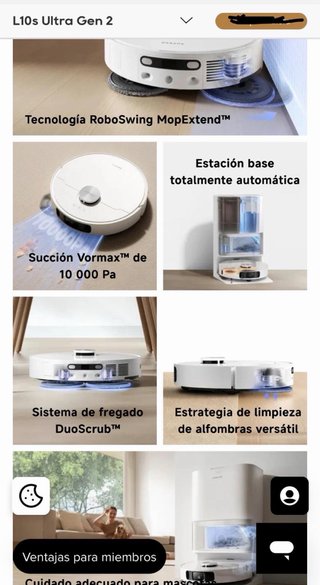 Aspiradora Robot Dreame L10s Ultra Gen 2