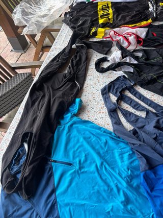 Lote de ropa de ciclismo