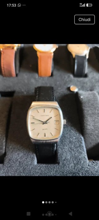 Orologio Certina TV Quartz