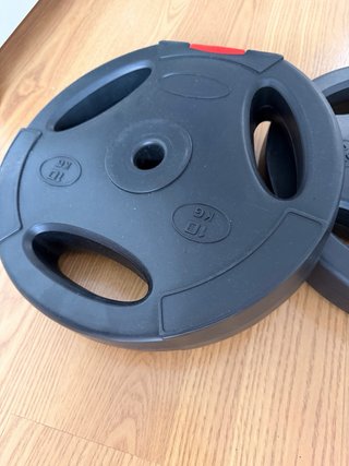 Discos de pesas 25mm (juego 4 discos), 30 kg.