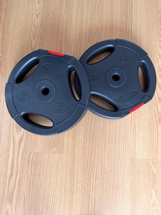 Discos de pesas 25mm (juego 4 discos), 30 kg.