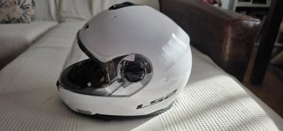 Casco de moto LS2 blanco