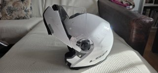 Casco de moto LS2 blanco