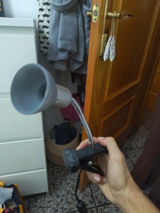 Lámpara Pinza Flexible