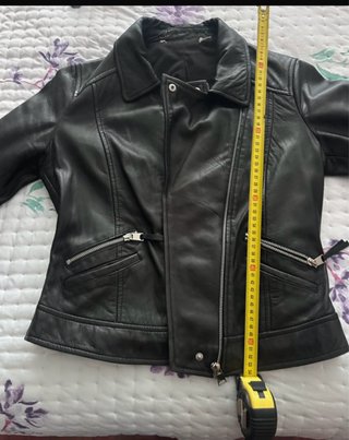 Chaqueta Biker Piel Negra