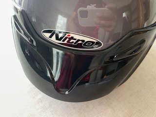 Casco Moto Nitro Gris