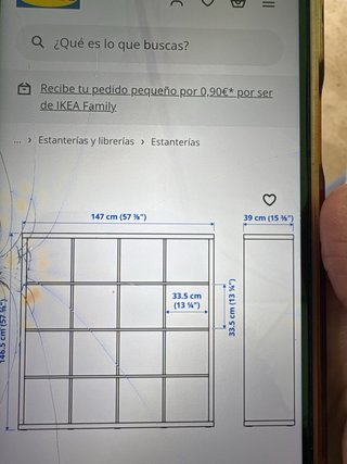 Estantería IKEA Blanca
