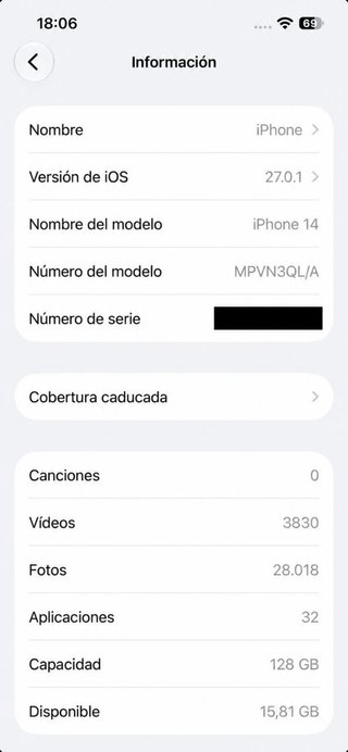 iPhone 14 128GB Libre