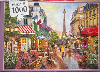Puzzle 1000 piezas (Aldi)- Escena parisina