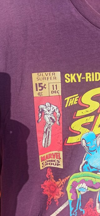 Camiseta Marvel Silver Surfer ALTA CALIDAD