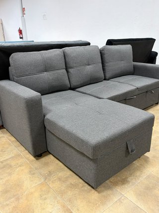 sofá cama chaiselongue reversible + canape 215cm