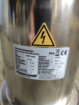 Bomba de agua sumergible