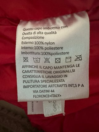 Cazadora de Invierno Canadian Roja