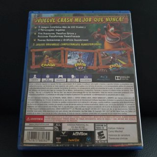 PS4 Crash Bandicoot N. Sane Trilogy