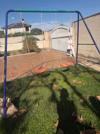Columpios para niños jardin