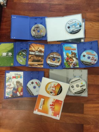 8 Juegos PS2 GTA San Andrés y Moto GP3 sin caja