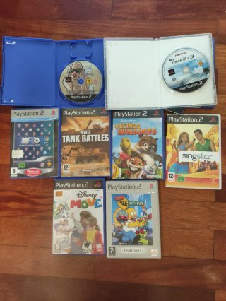 8 Juegos PS2 GTA San Andrés y Moto GP3 sin caja