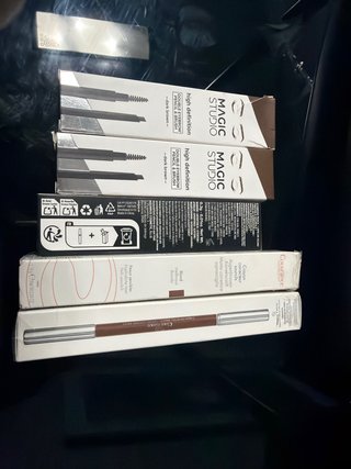 Lote 2x Magic Studio Lápiz Cejas Dark Brown