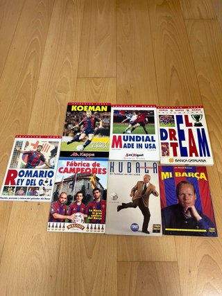 Pack de libros sobre el barça