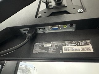Monitor AOC 165Hz + Brazo hidráulico