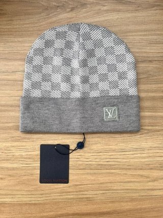 Cappellino Louis Vuitton Grigio Scacchiera