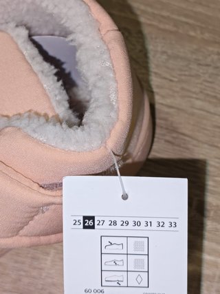 Zapatillas de Casa Rosa Talla 26