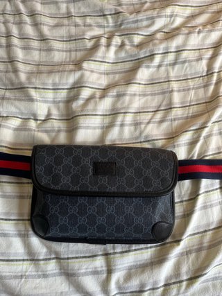 Riñonera Gucci Azul Oscuro