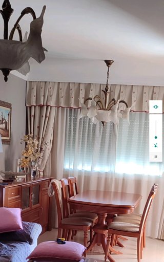 Cortinas de Salón con Faldones