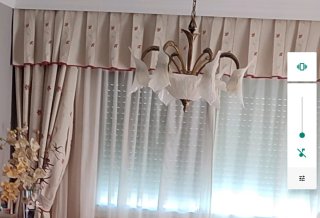 Cortinas de Salón con Faldones