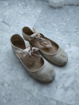 Zapatos planos niña con lazo