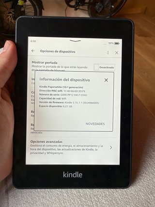 Kindle Paperwhite 10ª Gen Negro