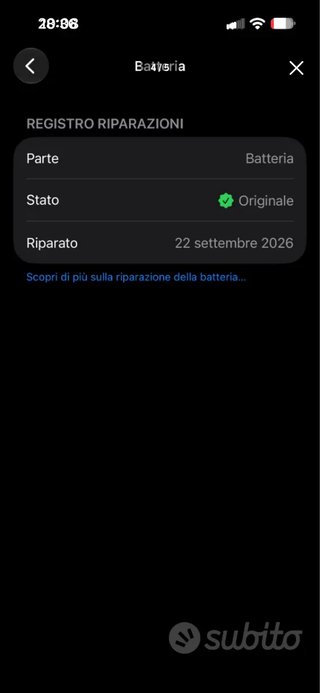 iPhone 14 Pro 256GB Nero Batteria 100%