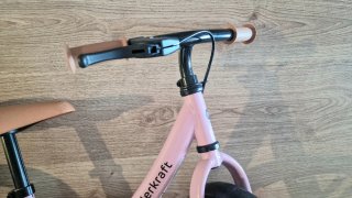 Bicicleta sin pedales Kinderkraft Space rosa