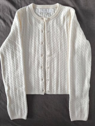 Jersey Zara Blanco Trenzado