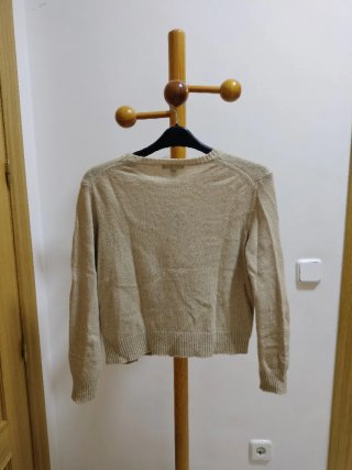 Jersey Mango Mujer Beige