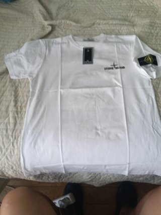 Camiseta Stone Island Blanca Talla XL