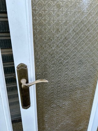 2 Puertas de Madera Blanca y Cristal